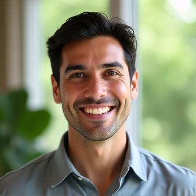 Retrato profesional de un experto en Mindfulness Corporativo, certificado por programas de alto nivel
