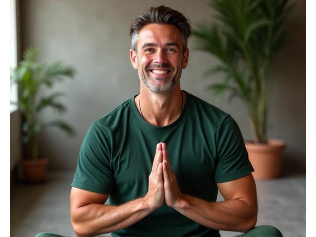 Retrato de Carlos Martín, Instructor de Yoga.